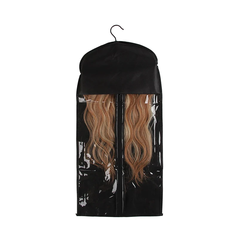 Wholesale Custom Wig Storage Bag Hanger For Women,Transparent Vaccum