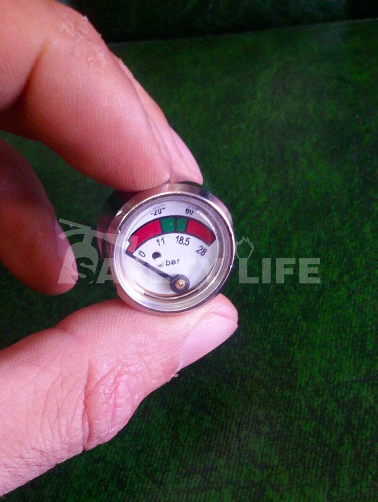 Portable Fire Extinguisher Pressure Gauge / Pressure Gauge For Fre