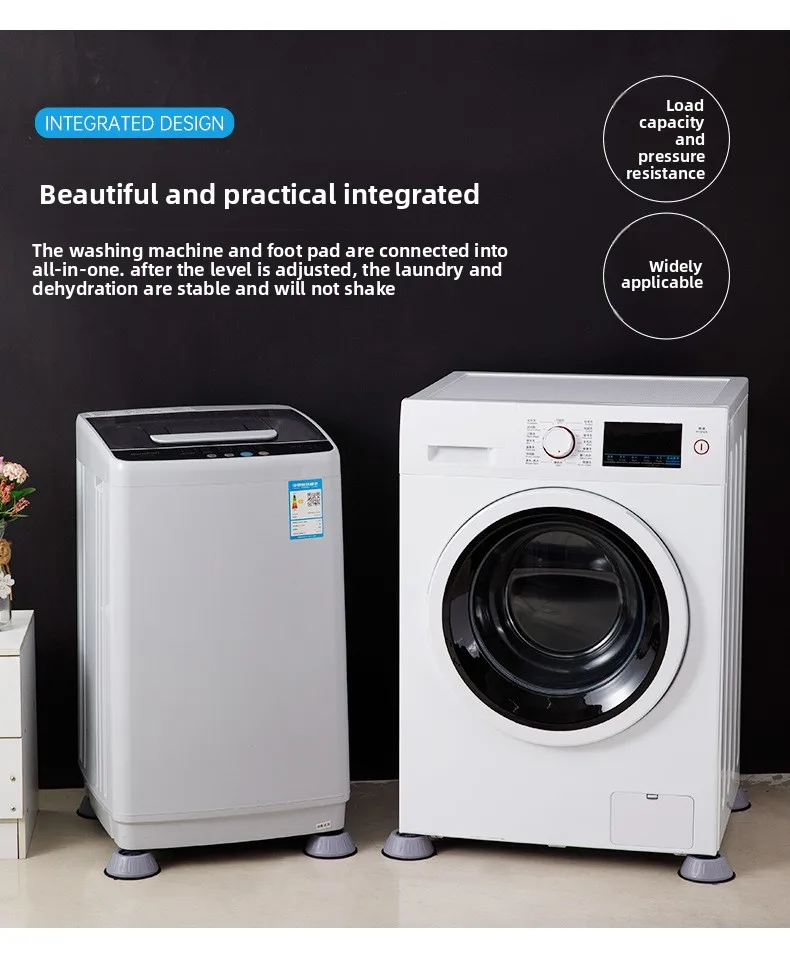 Home Use Fully Automatic Refrigerator Stand Universal Silent Anti-Vibration Plastic Washing Machine Base Drum Heightening