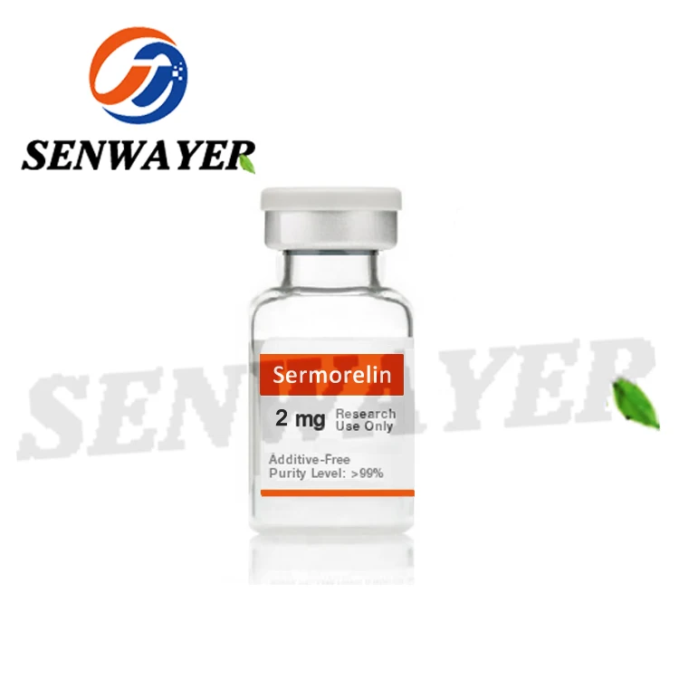 
USA warehouse Pharmaceutical Peptide Sermorelin 5mg powder CAS 86168-78-7/114466-38-5 Sermorelin Acetate 