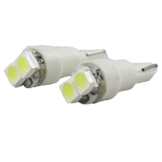 T5 LED Dashboard Licence Plate Indicator Light Speed Wedge Light SMD T5 LED bulb error free t5 w5w 194 led bulb
