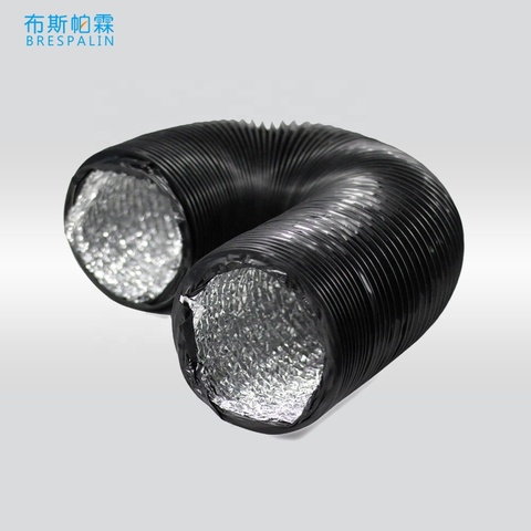 100mm 9m three-layer aluminum foil ventilation flexible duct for grow room hydroponics