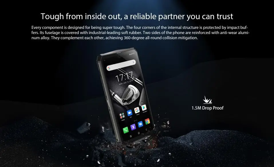 Blackview Bv9100 Original Phone Unlocked 4+64g Dual Rugged Smartphone