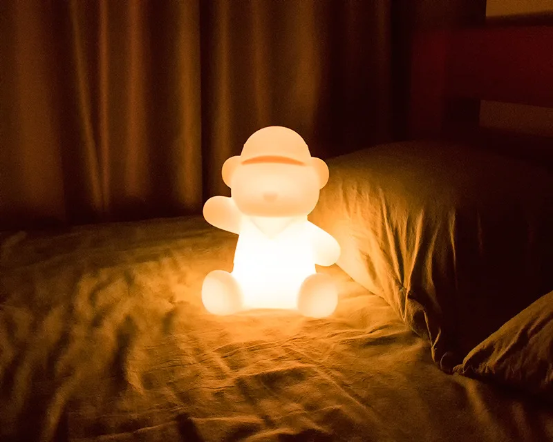 cartoon animal cute nightlights led 16 color changing colorful bear light lamp festival toy gift