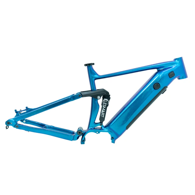 Full Suspension Electric Bike Frame For Bafang Mid Drive G510 27.5/29