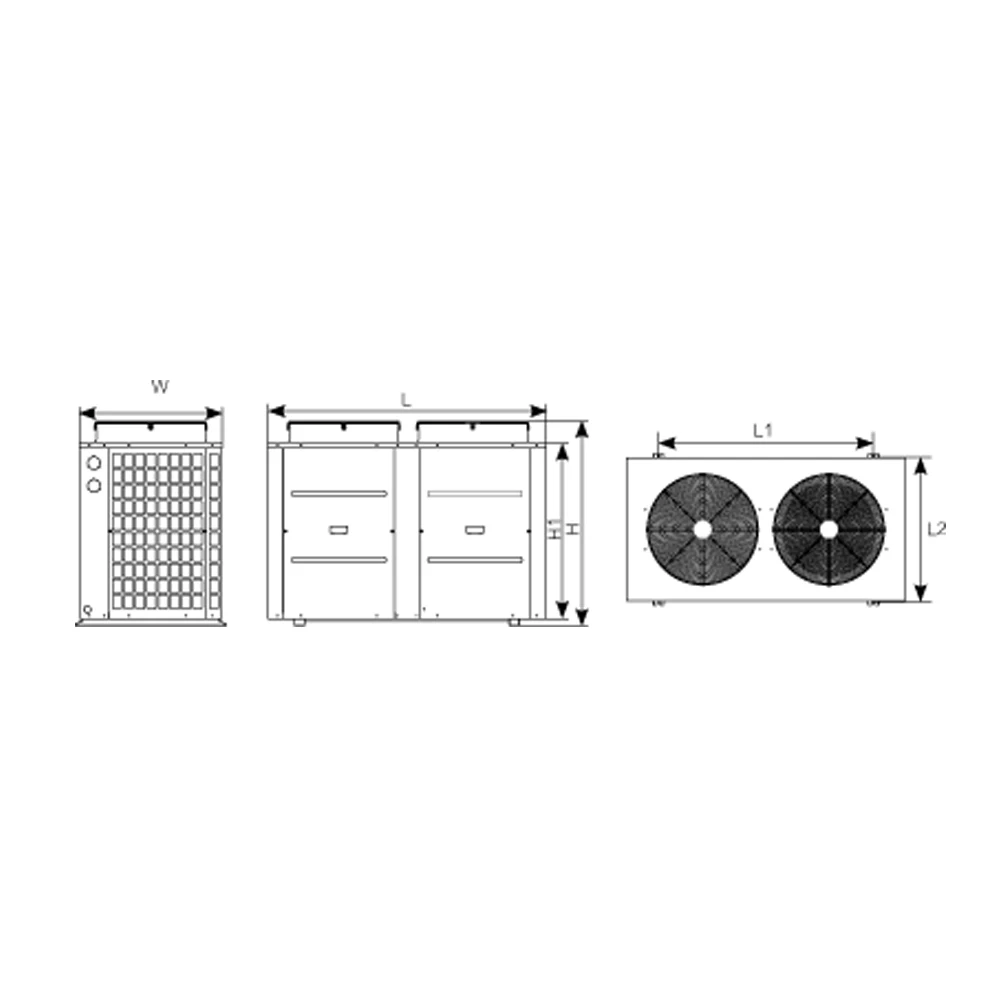 Swimming Pool Heat Pump, 50kw, 150kw - detail 6
