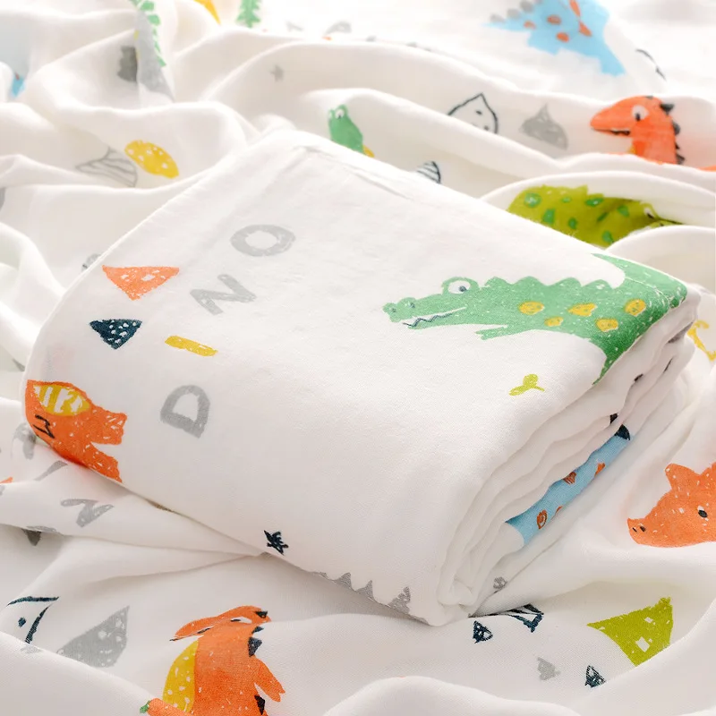 4 Layers Bamboo Cotton Gauze Muslin Newborn Baby Swaddle Blankets Buy