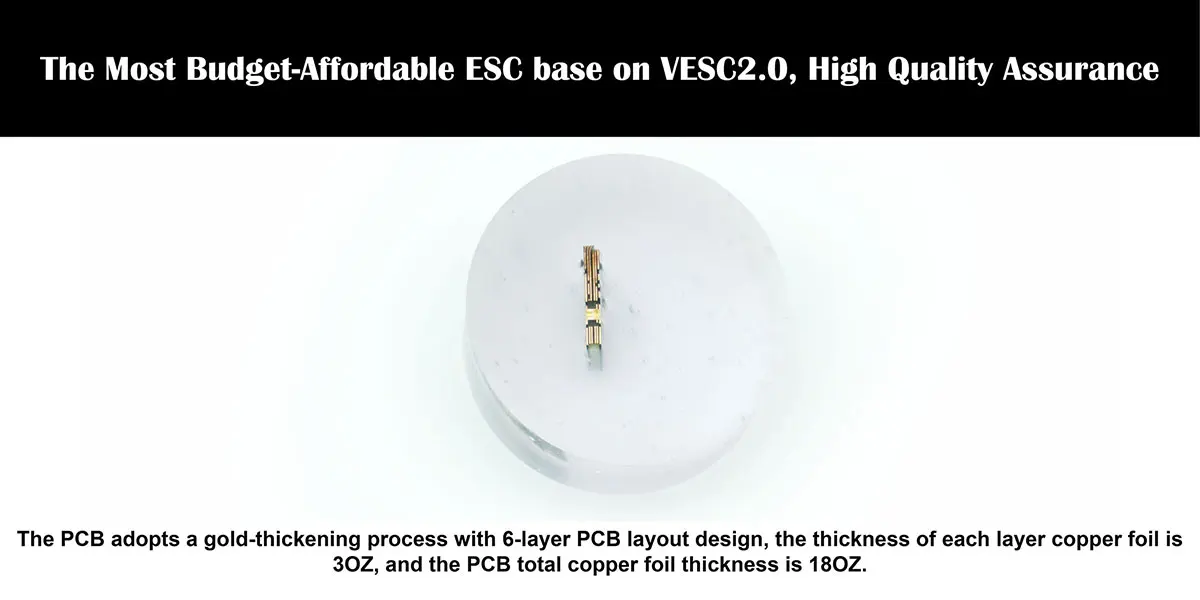  V4.2 ESC highly modifiable electronic speed controller compatible with VESC software manufacture