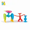 Creative educational Construction toy for kids 6pcs pumping blocks baby ring the bell suction fun toys