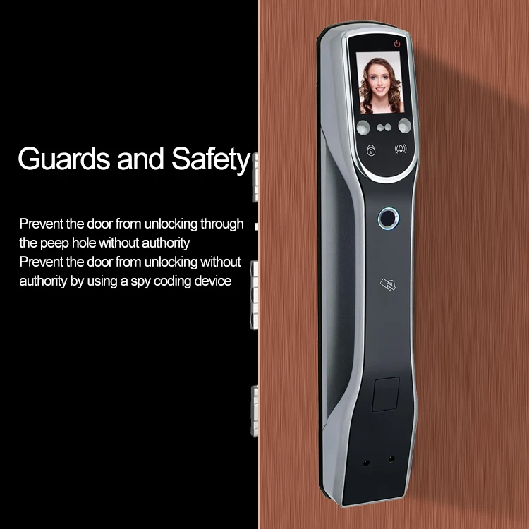 Highend Smart Home Security Remote Control Face Recognition Smart Door