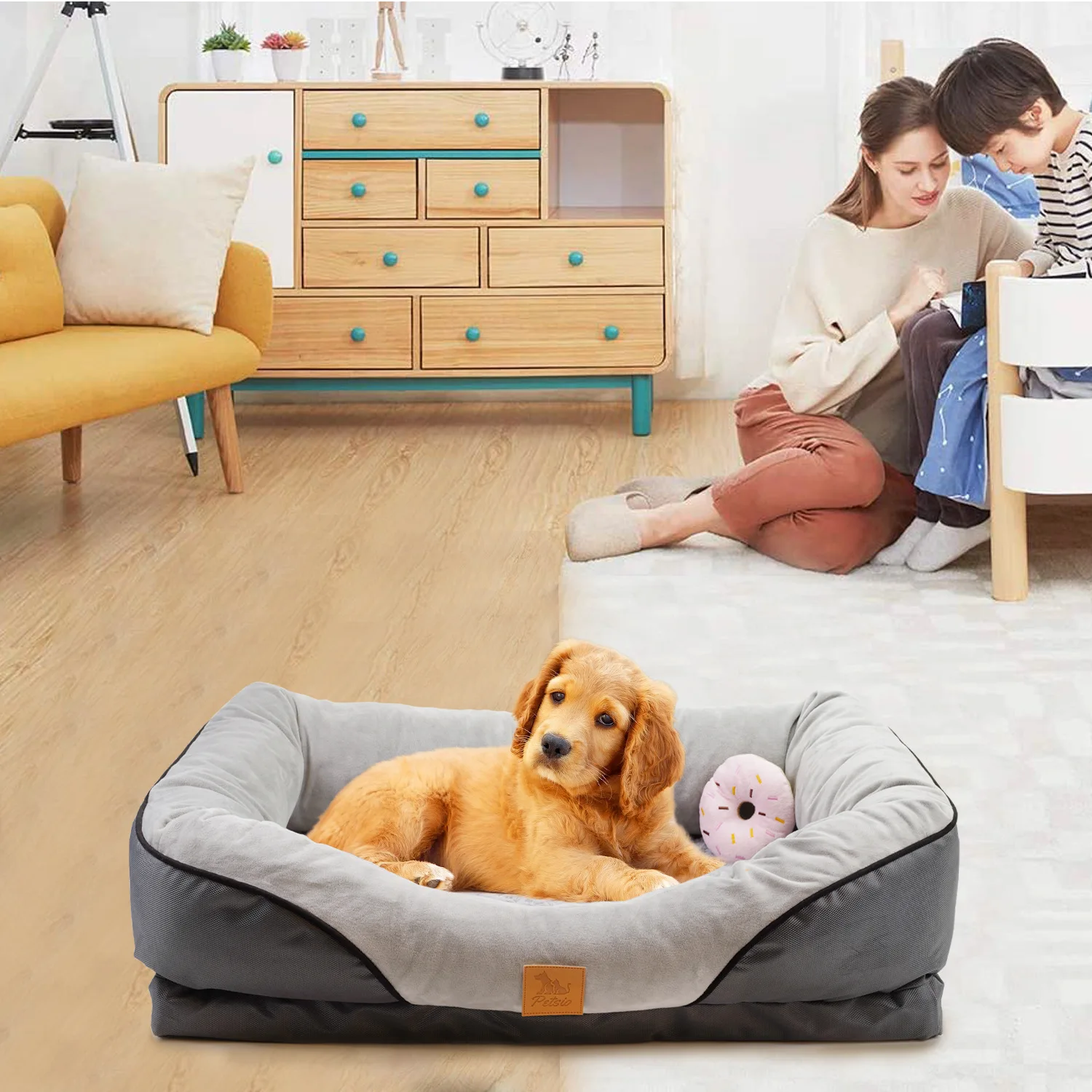 Luxury Orthopedic Memory Foam Dog Bed 3 Inch For Pet Dog Cats Waterproof Buy Luxury Memory