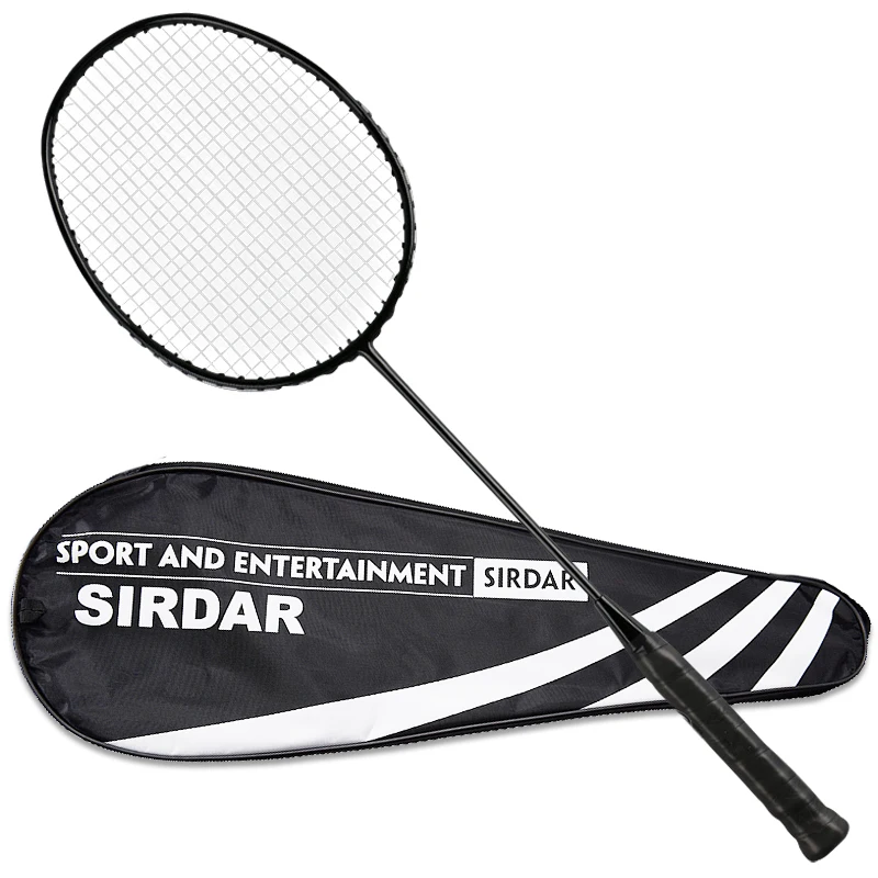 Custom Logo Full Carbon Badminton Racket High Quality Durable Graphite