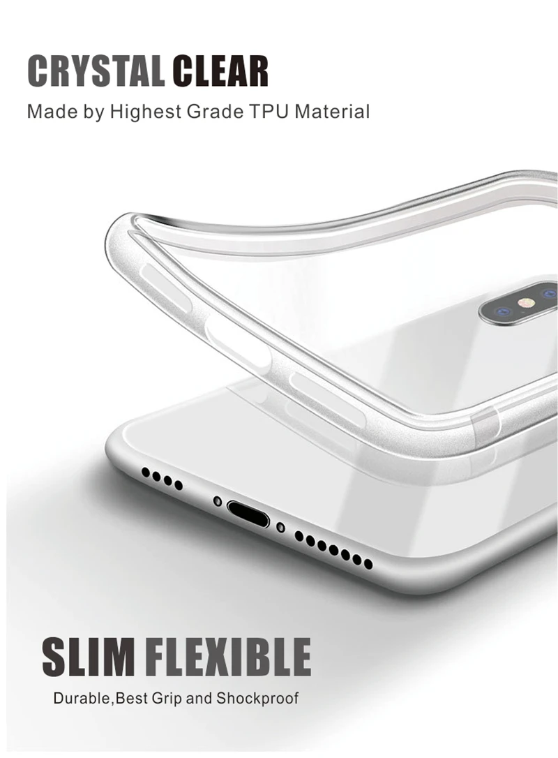 For Huawei Y Max Phone Case Customized  Design Transparent TPU Case for Huawei Mate X Soft Clear Silicone Cover Customized  Design Transparent Phone Case for Huawei P20 Lite 2019 Pro Soft Clear TPU Cover