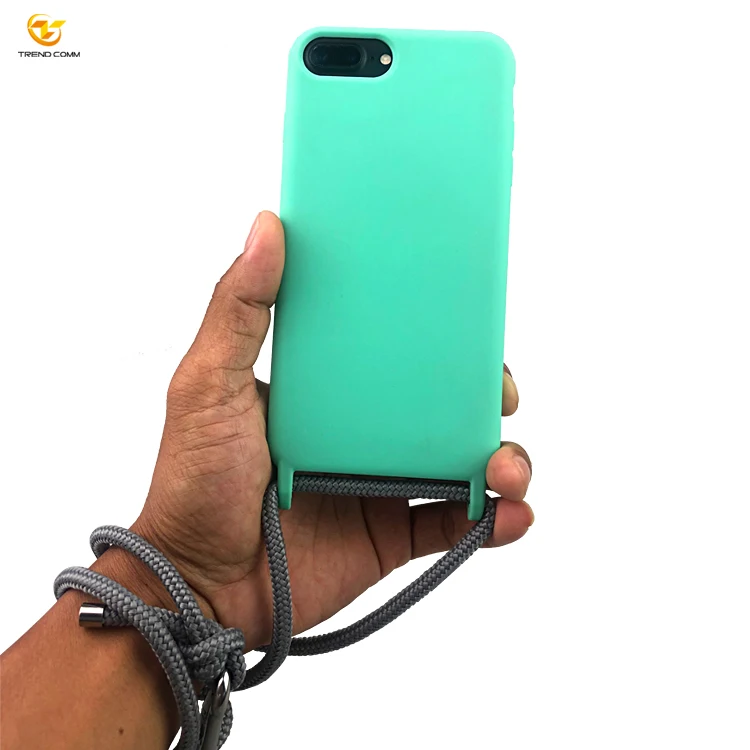 New Phone Neck Strap Silicon Mobile Cases For Iphone 6-11 Pro Max - Buy