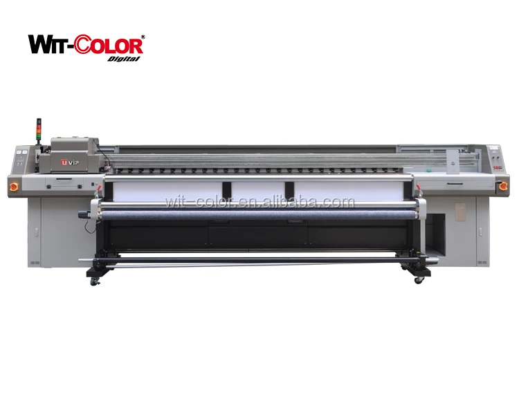 Wit-Color 3.2 Meter Larger Format Flex And Wall Printer Machine UVIP 5R 3304