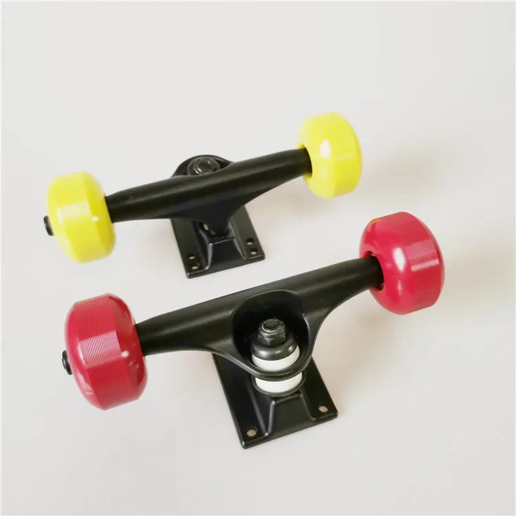 Brand Custom Skateboard Longboard Truck And Wheels Set 54mm Wheels + 5.
