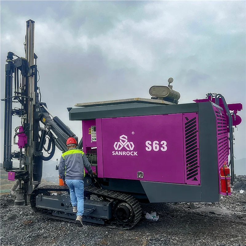 Crawler Drilling Rig Automatic With Rod Changing System Mining ...