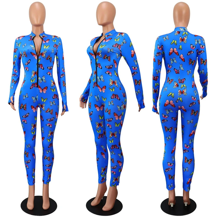 Latest Design Womens Sexy Clothes 2021 Fall Fashion Jumpsuits Women 2021 Sexy Bodycon Jumpduit One Piece Jumpsuits