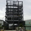 Cheap light weight multi storey steel structure hotel building sale