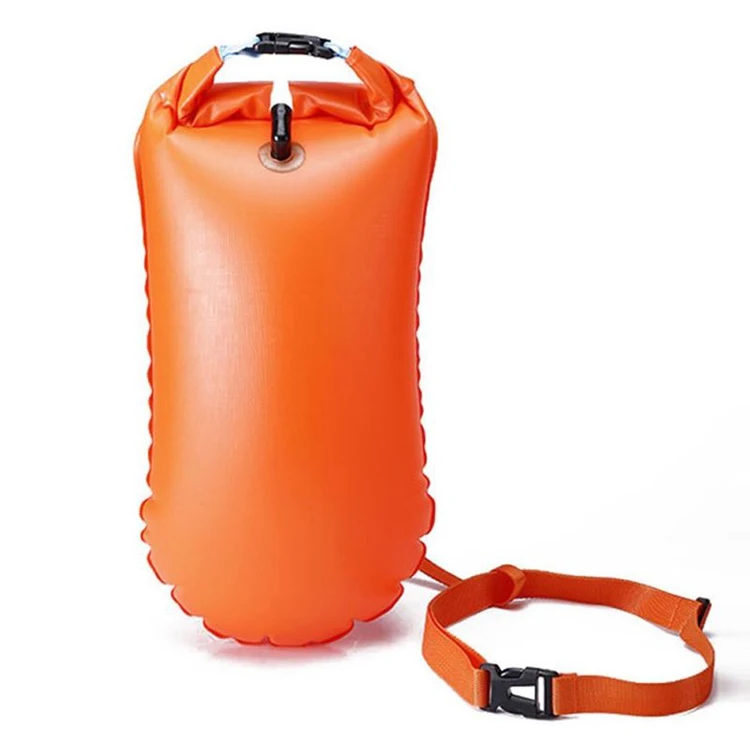 Safety Buoy Float Air Dry Bag Tow Float Swimming Inflatable Flotation Bag 2Color 