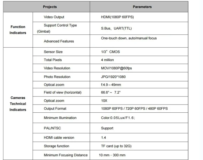 T10X-Pro 3-axis Gimbal Stabilizer High-Precision Control Camera mini 3 pro drones accessories details