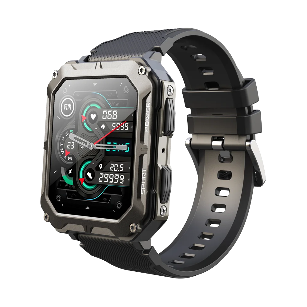 TANK M1 smart watch Original heart rate sport smart band 5ATM water resistant outdoor mens smartwatch C20 Pro reloj smart watch