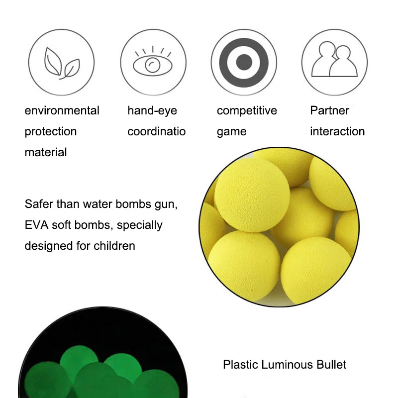 New Arrival Toy Guns With Bullets Shoot Kids Soft Bullet Gun Shooting