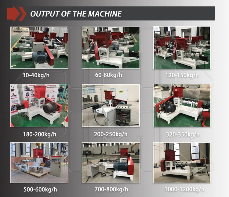 Lima Machinery Floating Fish Feed Pellet Making Machine Feed Processing