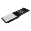 Stylish Leather Pocket Notebook with Calculator, 50 Pages Note Paper and Pen