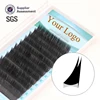 Wholesale Factory Direct Supply Free Sample Private Logo Ellipse Flat Eyelash Extension