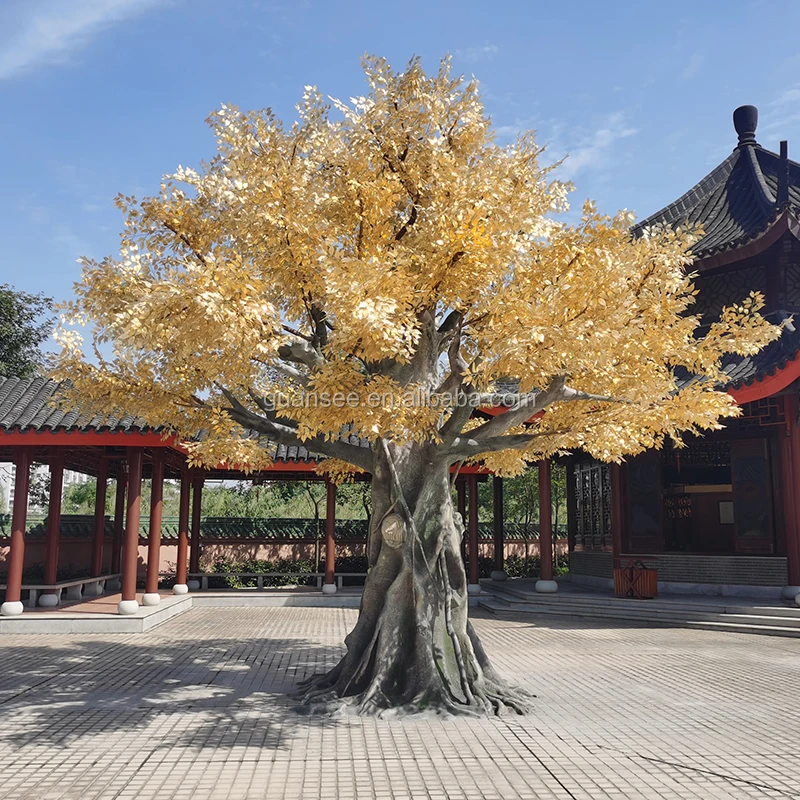 景区装饰月米大榕树 20ft 大型仿真树榕树