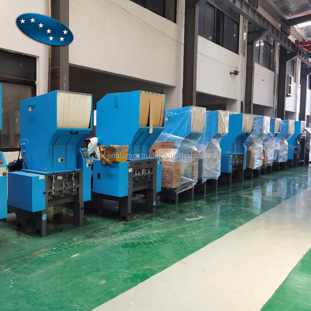 Plastic Grinder Waste Plastic Lumps Granules Machine Recycling Plastic