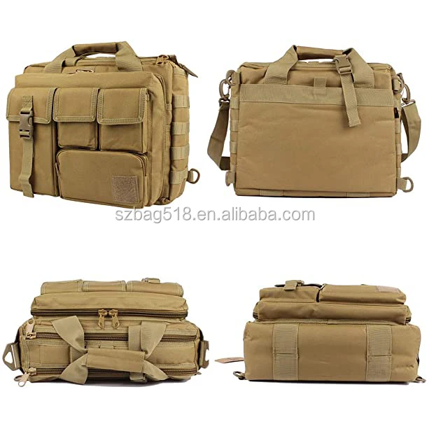 Factory Custom Tactical Laptop Briefcase Men's Messenger Bag Military
