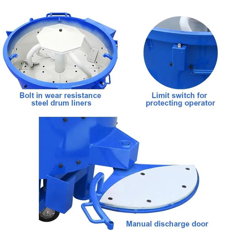 refractory pan mixer