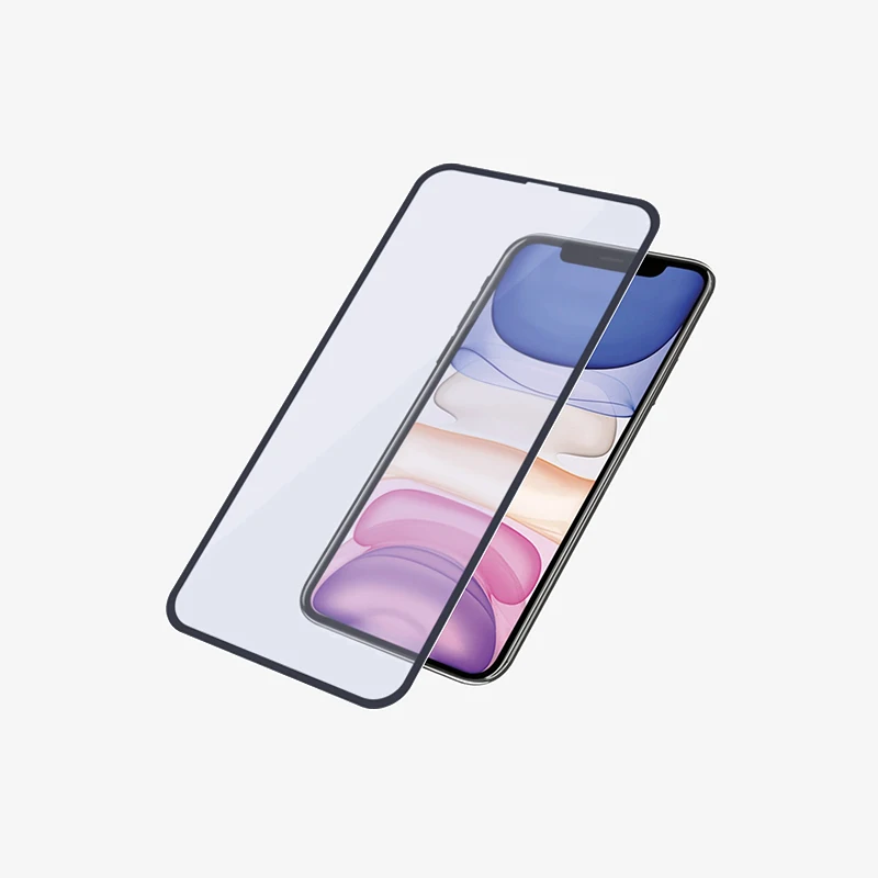 
Full Coverage Anti Blue Light Full Glue Bubble Free Temper Glass Screen Protector for Iphone 11 