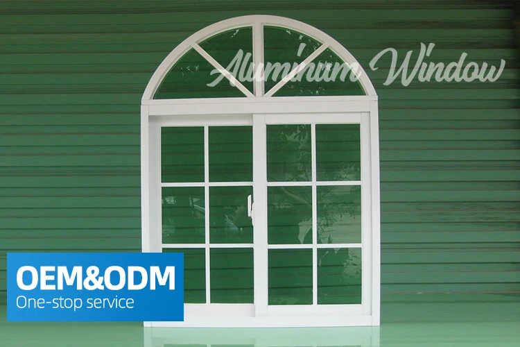 Sun Frame arched aluminum price philippines twin casement window with mosquito net outswing fly screens  casement windows