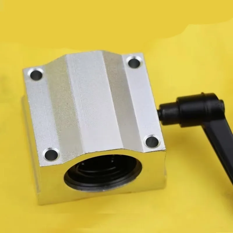 product linear guide rail locking positioning limit fixed slider optical axis box type linear bearing hdbrg steel 16 20 25-14