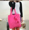 Foldable plush shopping bag plush bear shape handbag