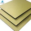 Aluview 1220*2440 External Wall Cladding Brushed Copper Aluminum Composite Panel low price