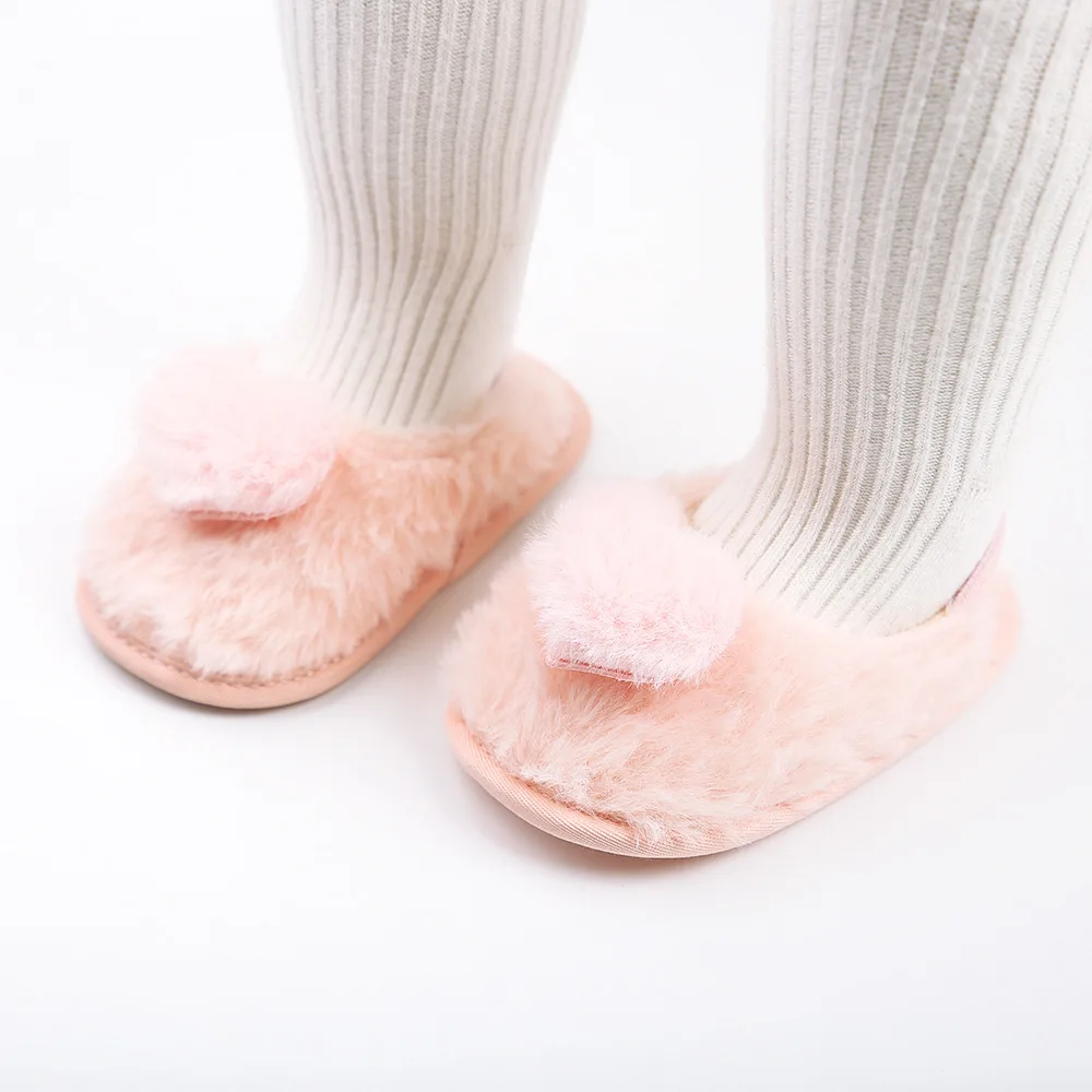 Hot Selling Cute Plush Design Indoor Baby Slipper for Girls supplier
