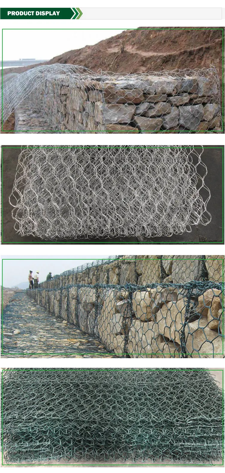 High Quality Galvanized Gabions 1x1x2 Gabion Wire Mesh Gabion Baskets