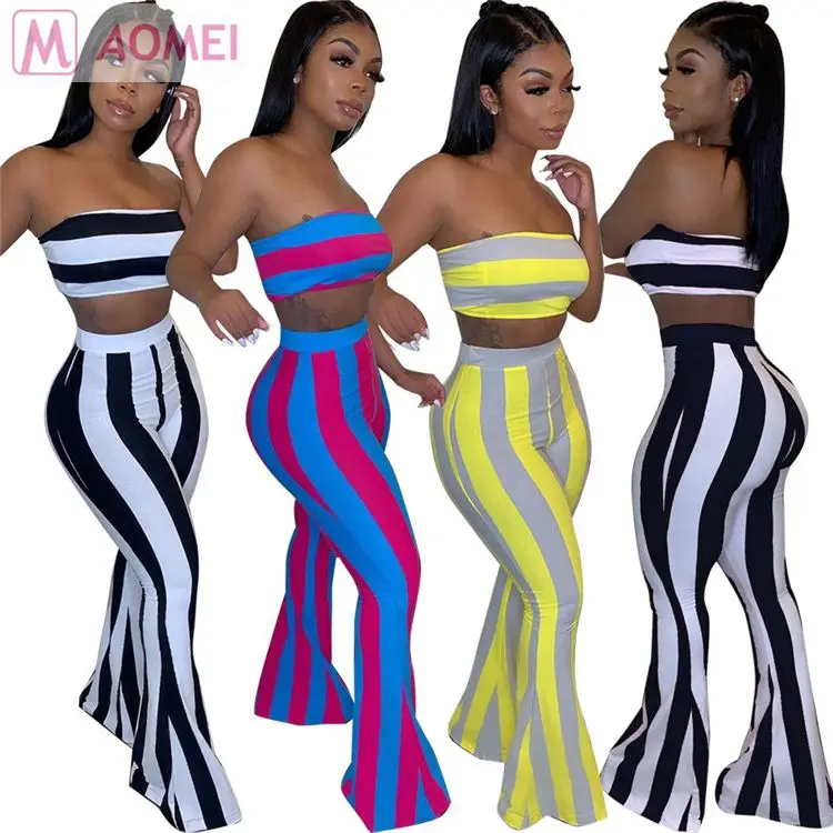 

Two Piece Pants et,1 Set, Black/white,red/blue,yellow/gray