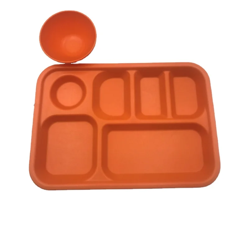 Ps Hard Plastic Food Compartment Tray Disposable Copolymer 6