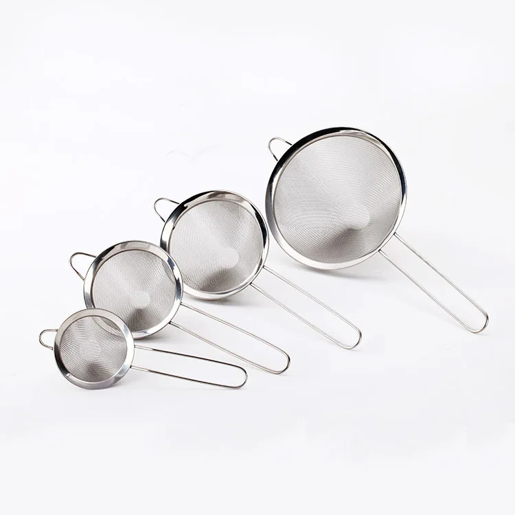 Set Of 3 Premium Quality Extra Ultra Fine Twill Mesh Stainless Steel