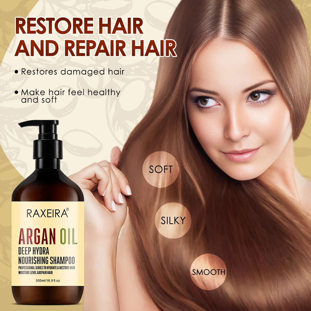 Hot Selling Argan Oil Natural Hair Shampoo And Conditioner Organic