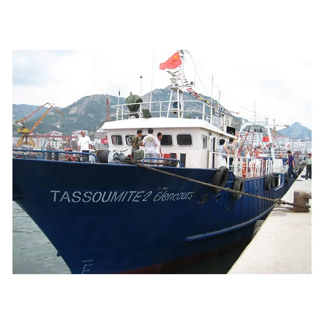 
42m steel fishing boat stern trawler for sea fishing with freezing tank ocean going fishing vessel 
