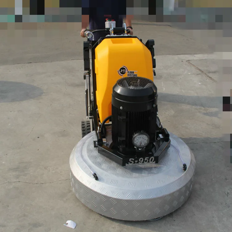 Pulidora de hormigon Airtec BS 270 abriendo poro. www.rdluna.com - YouTube