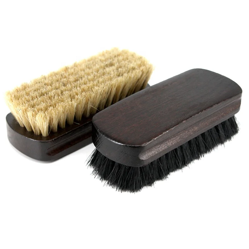 High quality 100% horse hair shoe brush
