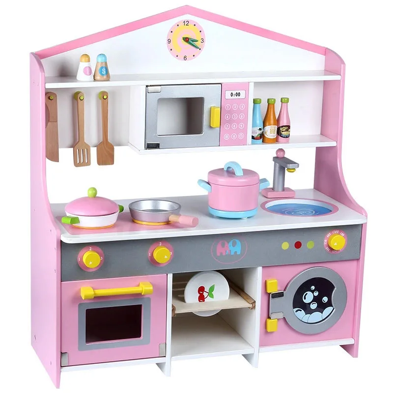 2019 Pink Wooden Kids Kitchen Play Set Toy Girls Pretend Playing Educational Kitchen Toys Buy Wooden Play Pretend Toys Wooden Kitchen Toy Kitchen Toy Sets Product On Alibaba Com