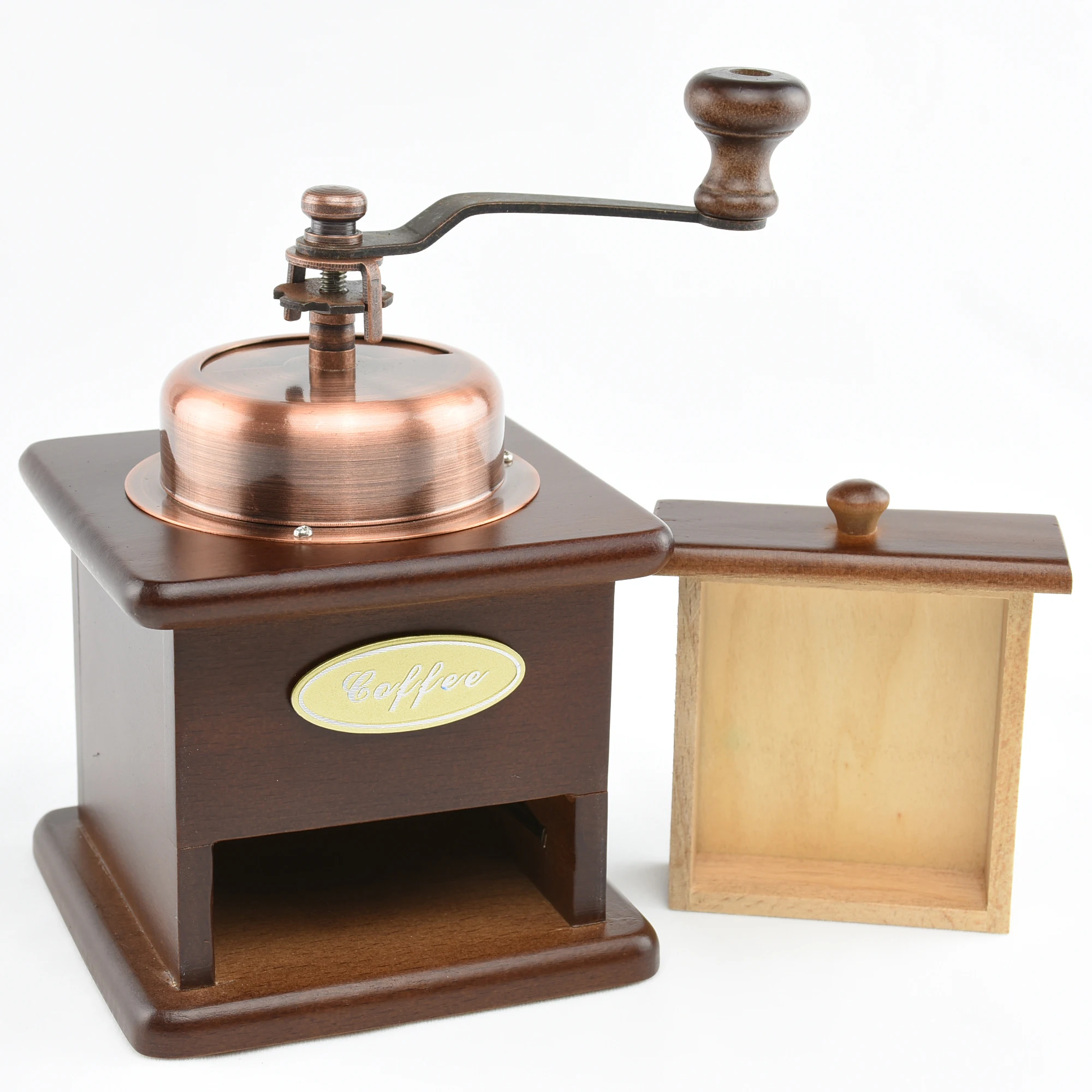 彭瑞木制手动咖啡研磨机